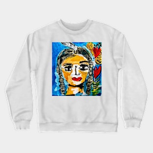 Nature  Goddess Maiden Crewneck Sweatshirt